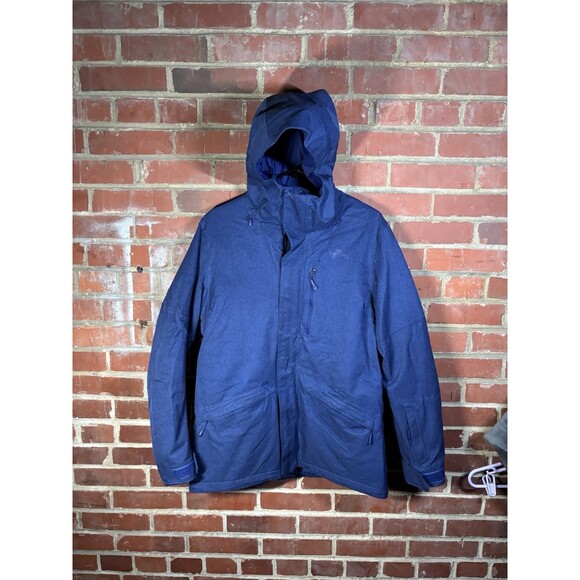 Women’s North Face Thermoball Eco Snow Triclimate 3 in 1 Jacket Blue Size Large - Picture 1 of 12